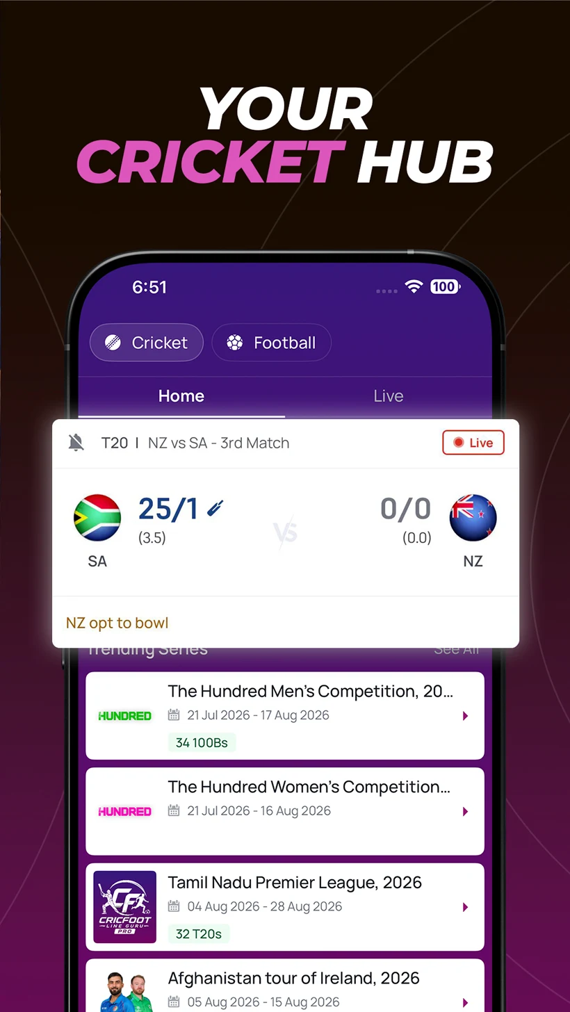 CricFoot Line Guru Pro screenshot