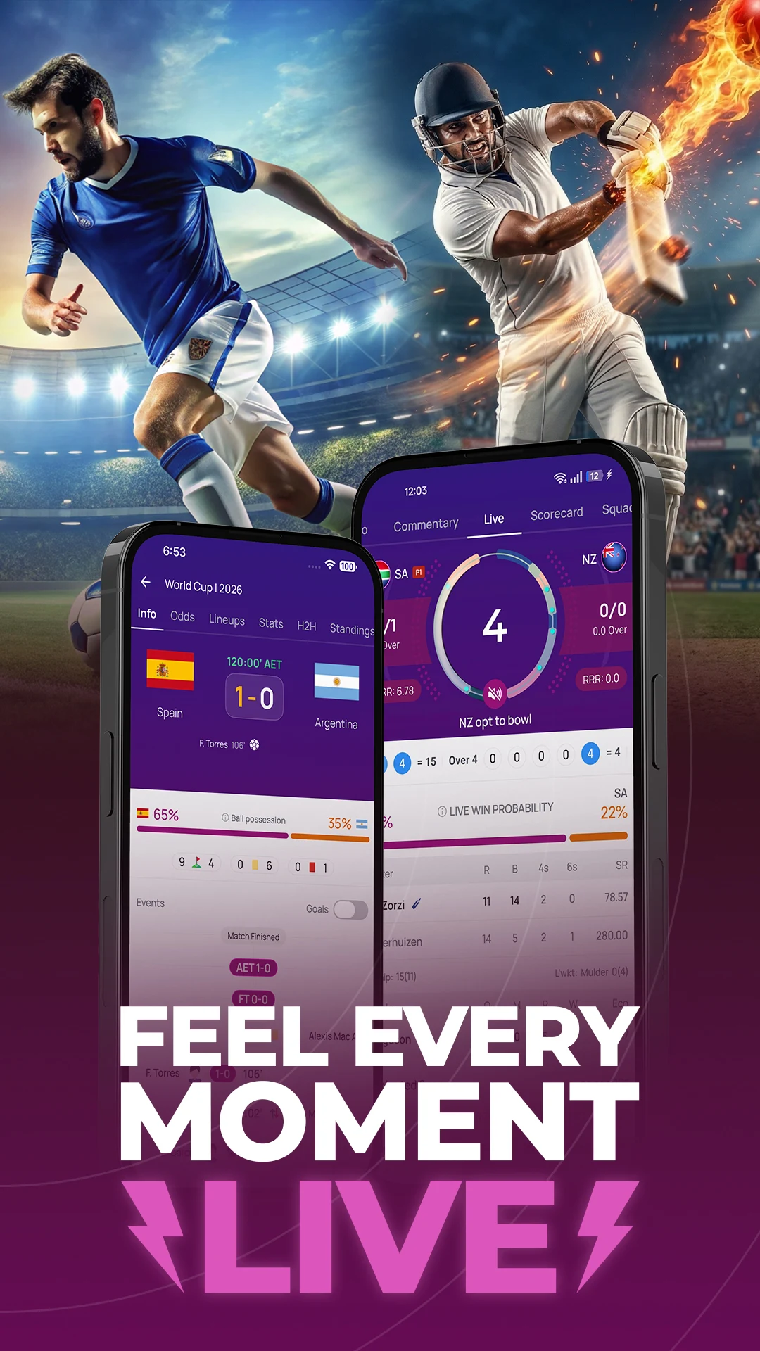 CricFoot Line Guru Pro screenshot